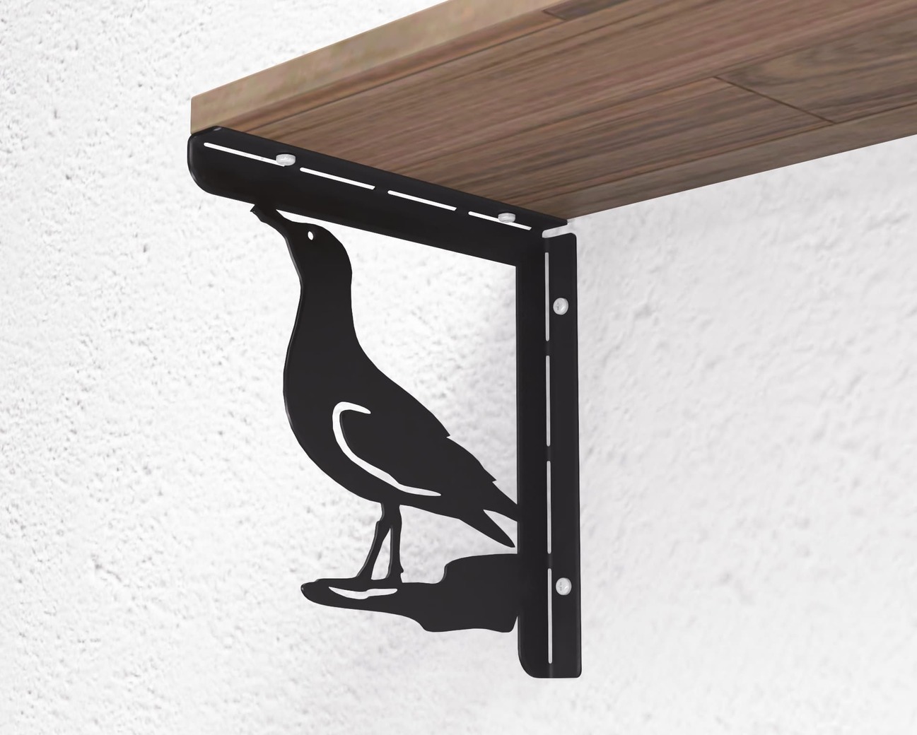 Équerre pour étagère Mouette. Fichiers DXF, SVG pour découpe plasma et laser. Support d'étagère. Фото 8