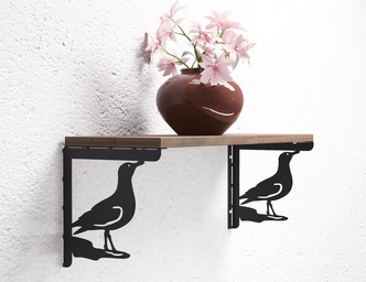 Seagull Shelf Bracket. DXF, SVG files for plasma, laser cutting. Shelving Bracket