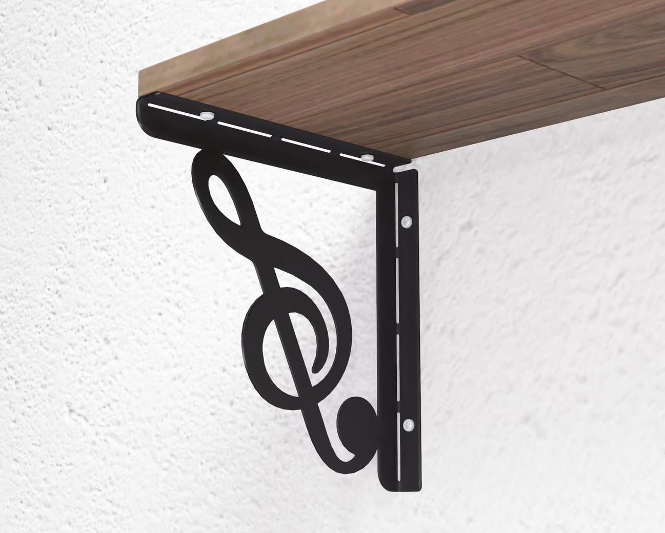 Treble Clef Shelf Bracket. DXF, SVG files for plasma, laser cutting. Shelving Bracket. Фото 8