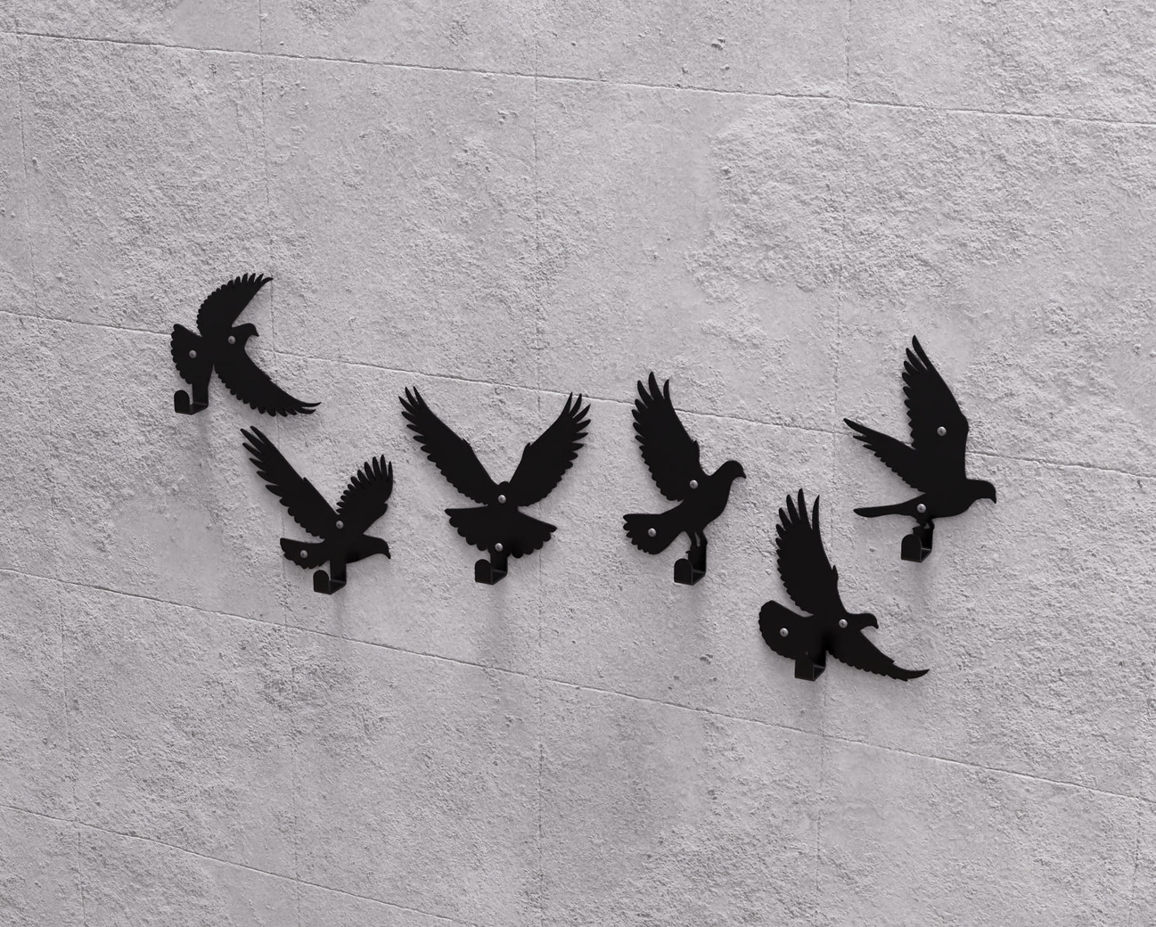 Ganchos para pendurar roupas Pombas. Arquivos DXF e SVG para corte e plasma a laser. Ganchos de roupa. Фото 9