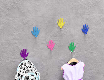 Palms Coat Hooks. DXF, SVG files for plasma, laser cutting. Wall-mounted coat hooks