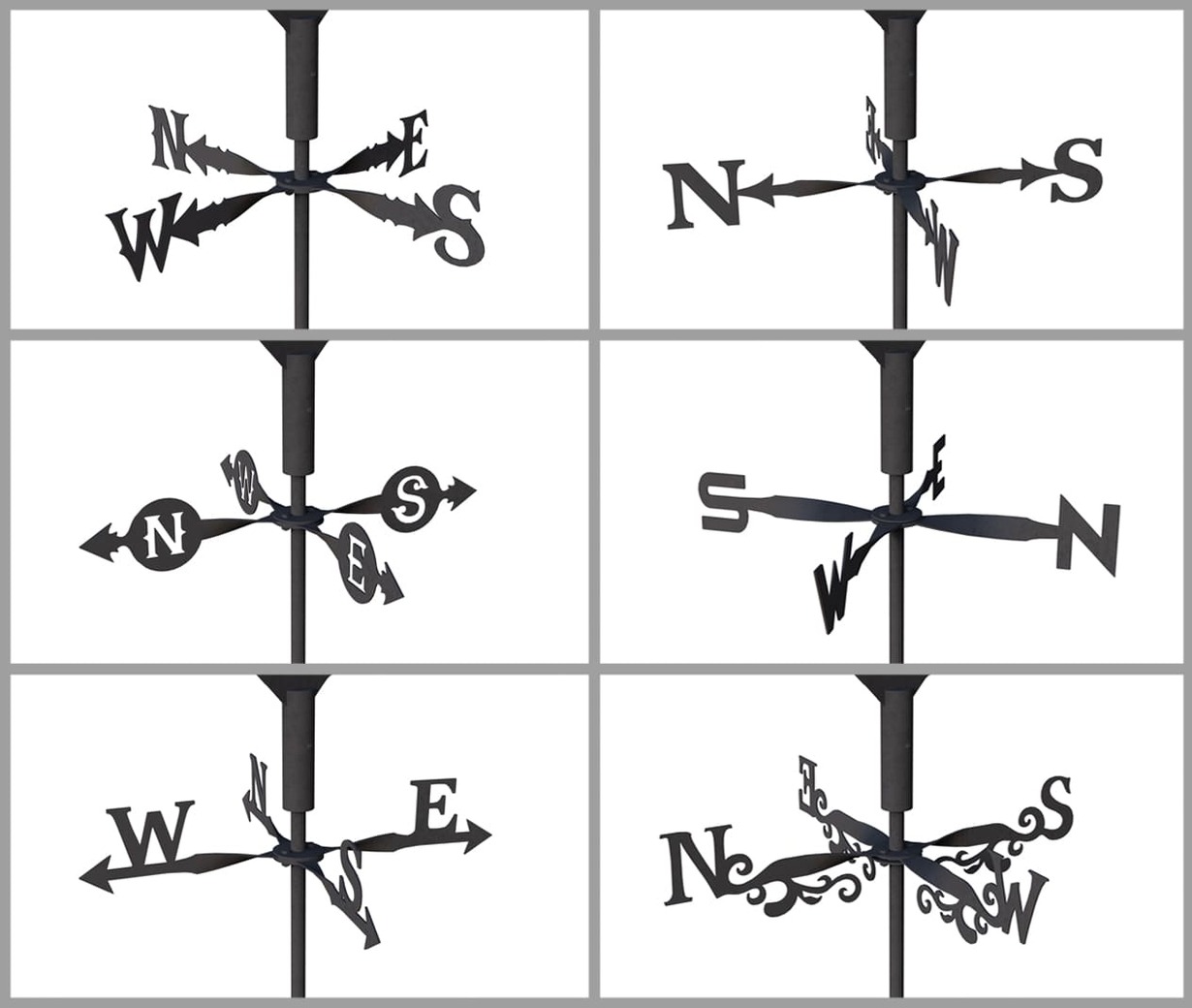 Witch Weather Vane V4 Three Sizes. DXF, SVG files for plasma, laser cutting. Weathervane roof decor. Фото 8