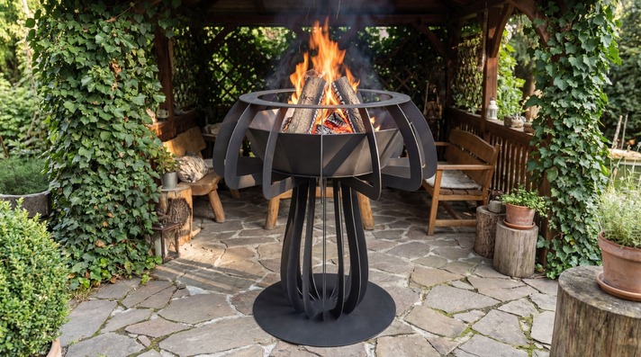 Mushroom 48" Fire Pit. DXF, SVG files for plasma, laser cutting