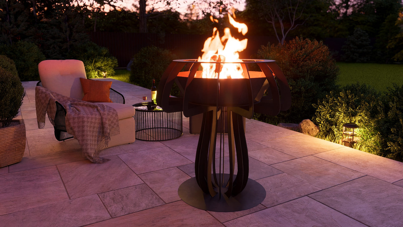Mushroom 36" Fire Pit. DXF, SVG files for plasma, laser cutting. Фото 7