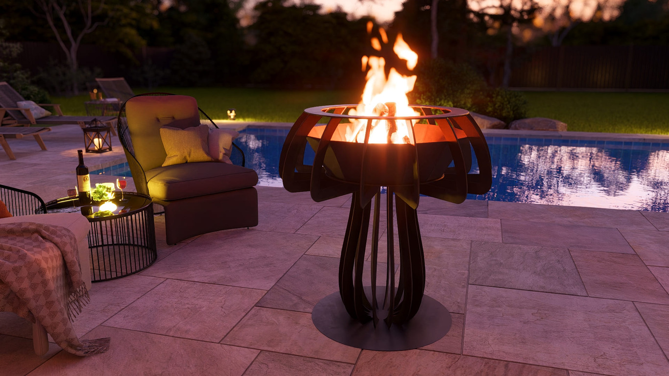 Mushroom 36" Fire Pit. DXF, SVG files for plasma, laser cutting. Фото 9