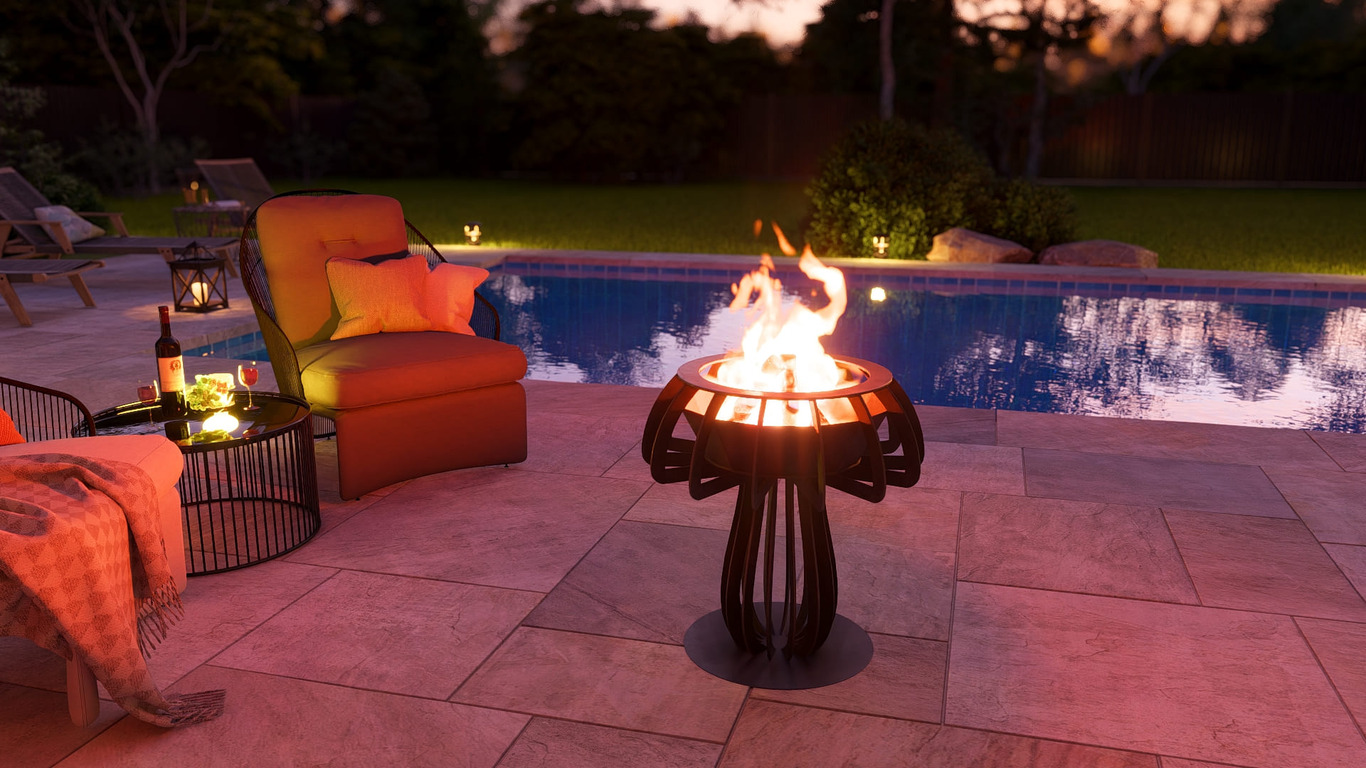 Mushroom 24" Fire Pit. DXF, SVG files for plasma, laser cutting. Фото 8
