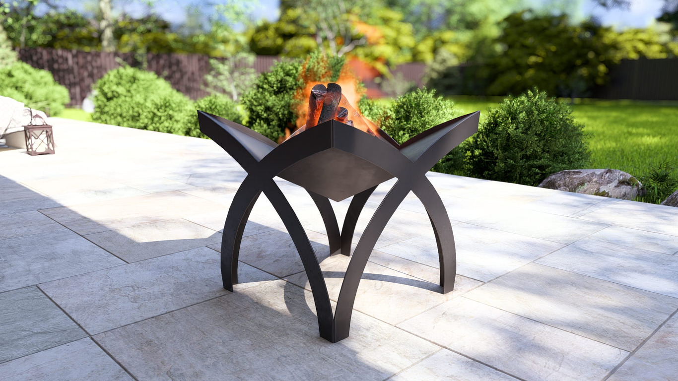 Clover Fire Pit. DXF, SVG files for plasma, laser cutting. Фото 2