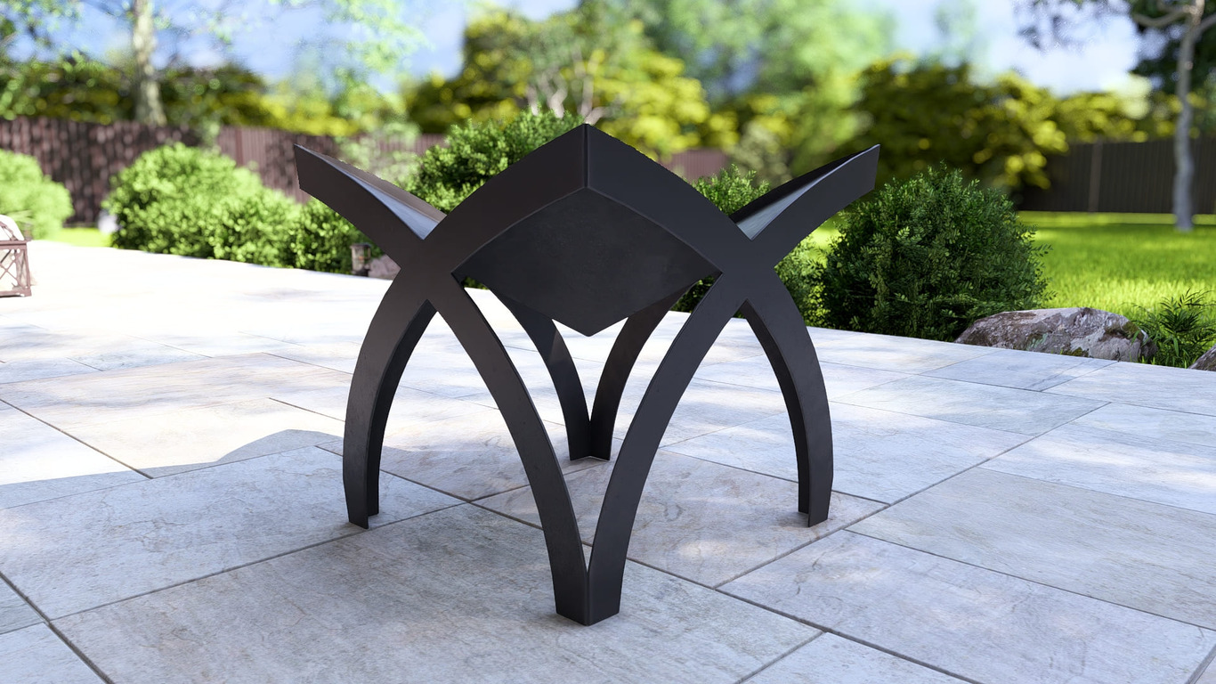 Clover Fire Pit. DXF, SVG files for plasma, laser cutting. Фото 14
