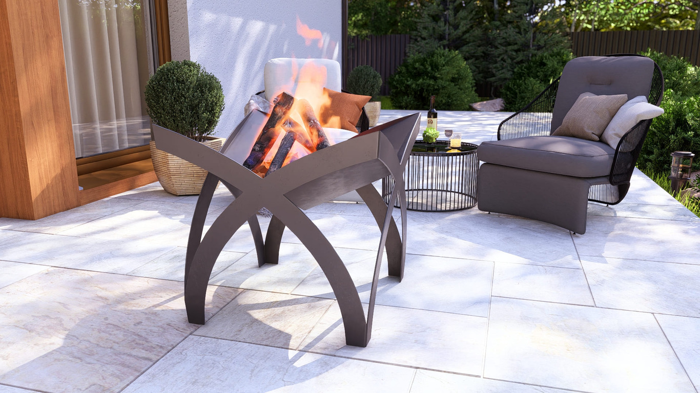 Clover Fire Pit. DXF, SVG files for plasma, laser cutting. Фото 3
