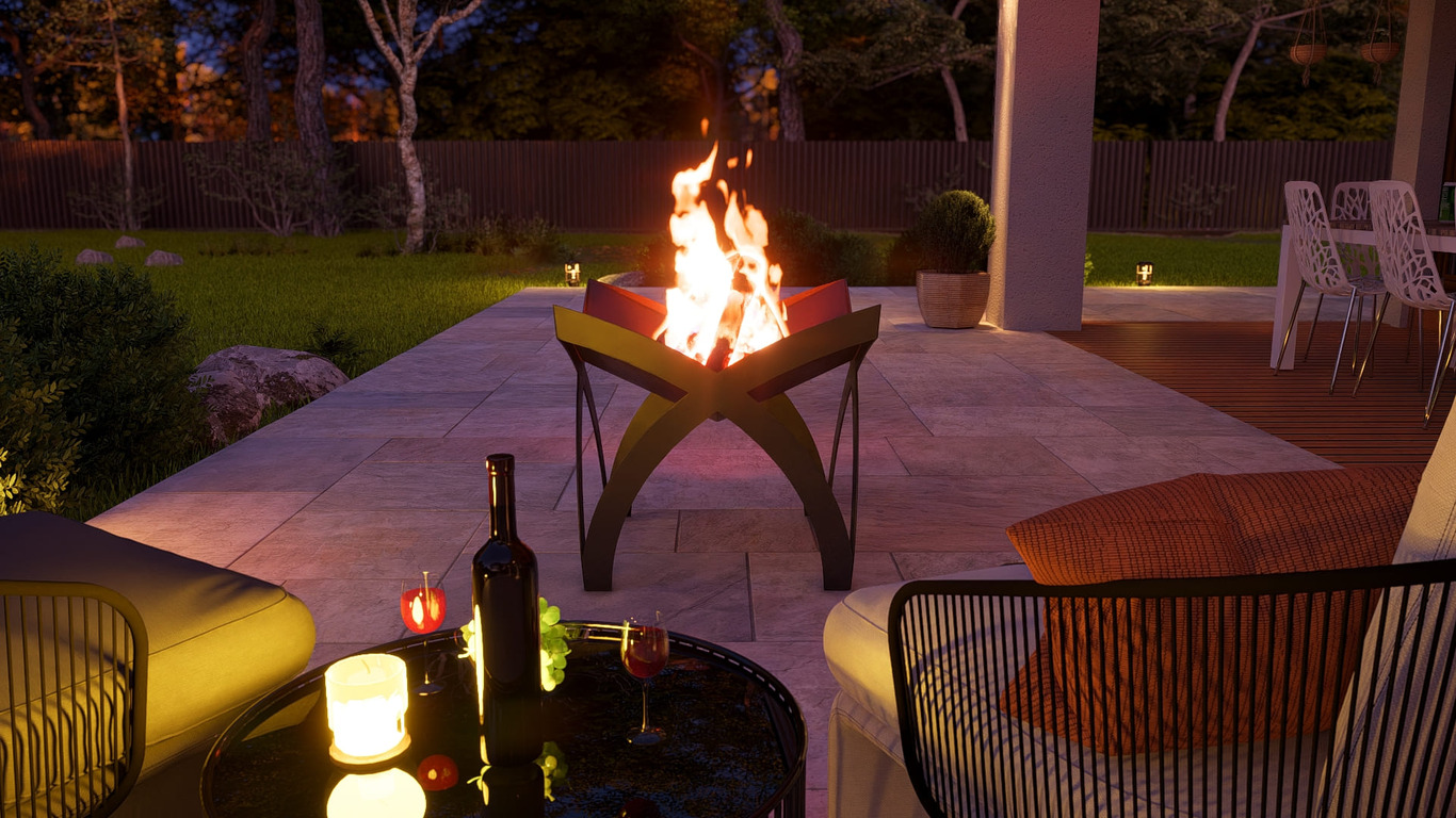 Clover Fire Pit. DXF, SVG files for plasma, laser cutting. Фото 6
