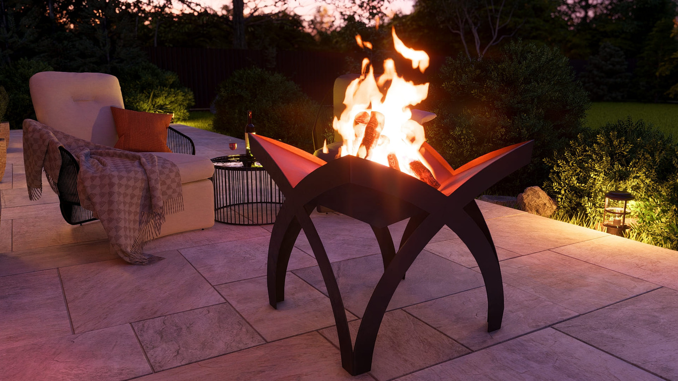 Clover Fire Pit. DXF, SVG files for plasma, laser cutting. Фото 5