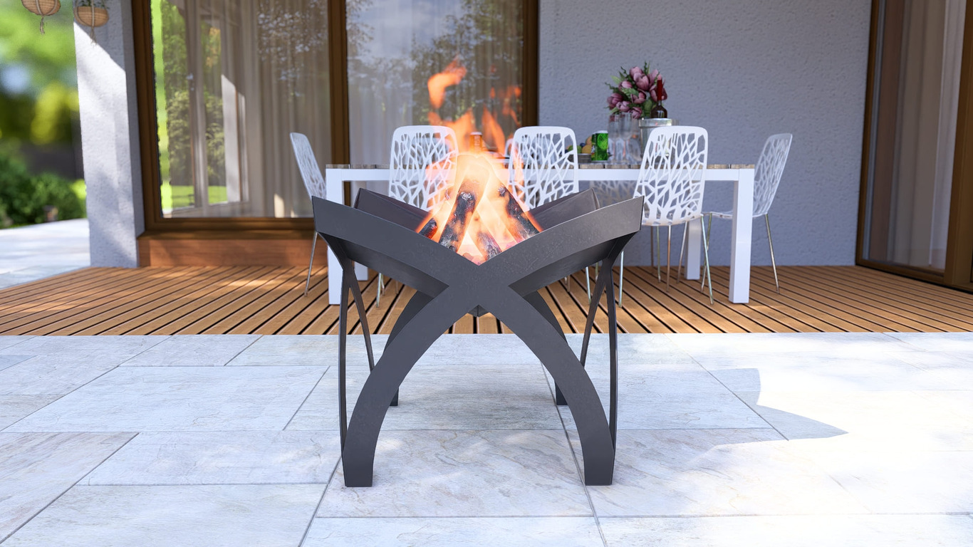 Clover Fire Pit. DXF, SVG files for plasma, laser cutting. Фото 8