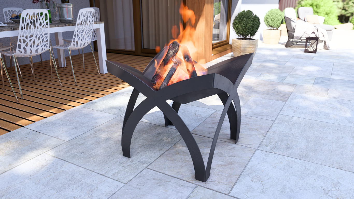 Clover Fire Pit. DXF, SVG files for plasma, laser cutting. Фото 9