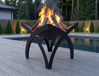 Clover Fire Pit. DXF, SVG files for plasma, laser cutting