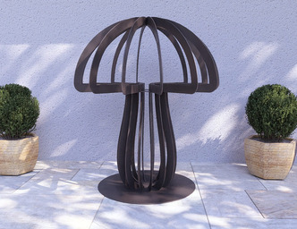 Mushroom 48" Garden Decor. DXF, SVG files for plasma, laser cutting. Home Backyard Decoration