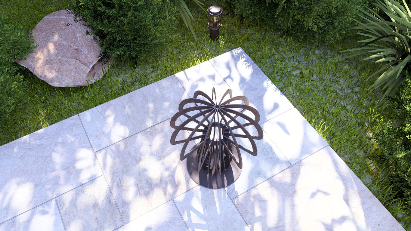 Mushroom 24" Garden Decor. DXF, SVG files for plasma, laser cutting. Home Backyard Decoration. Фото 11