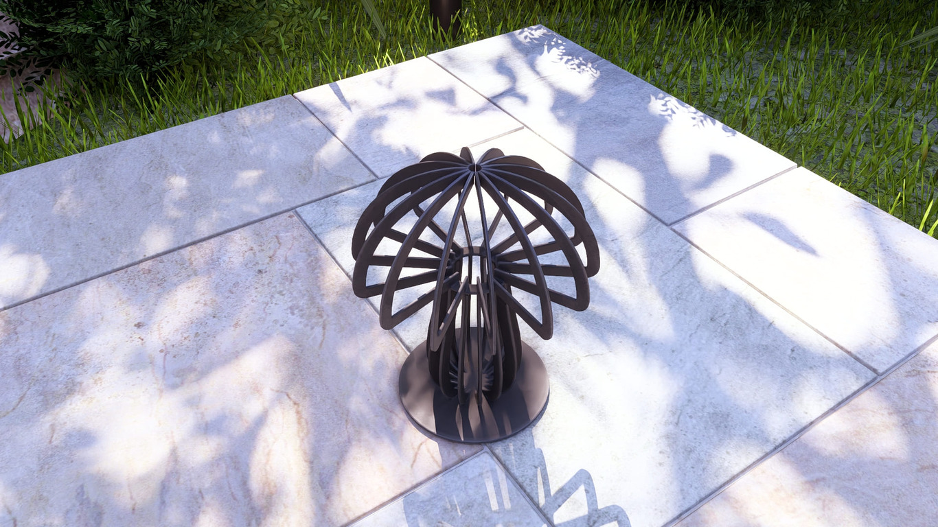 Mushroom 12" Garden Decor. DXF, SVG files for plasma, laser cutting. Home Backyard Decoration. Фото 11