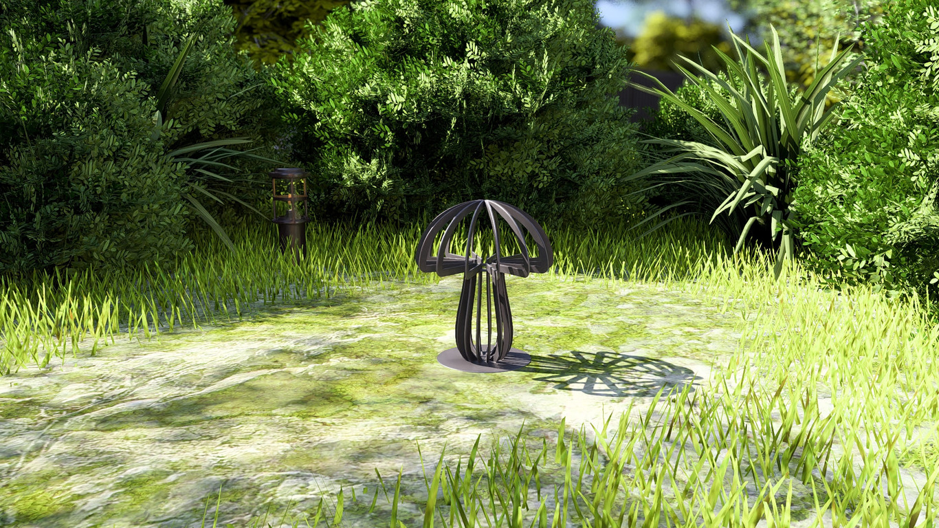 Mushroom 12" Garden Decor. DXF, SVG files for plasma, laser cutting. Home Backyard Decoration. Фото 9