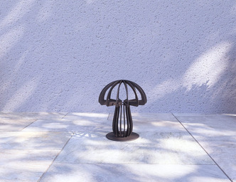 Mushroom 12" Garden Decor. DXF, SVG files for plasma, laser cutting. Home Backyard Decoration