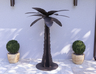 Palm 75" Garden Decor. DXF, SVG files for plasma, laser cutting. Home Backyard Decoration