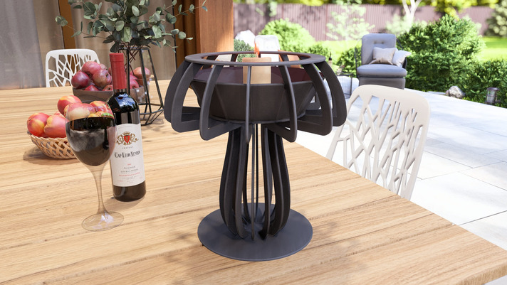 Mushroom Candle Holder. DXF, SVG files for plasma, laser cutting. Сandlestick