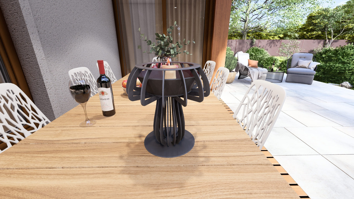 Mushroom Candle Holder. DXF, SVG files for plasma, laser cutting. Сandlestick. Фото 2