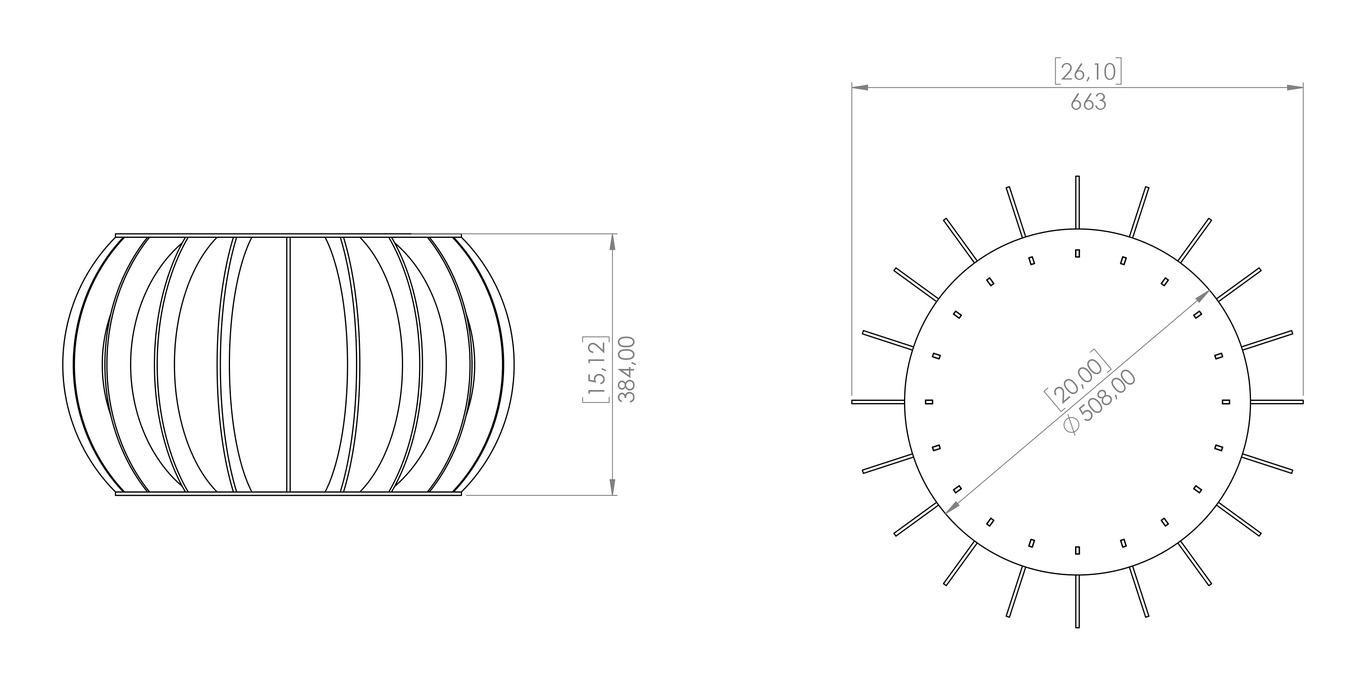 Round Stool. DXF, SVG files for laser, plasma cutting. Backyard Decoration. Фото 10