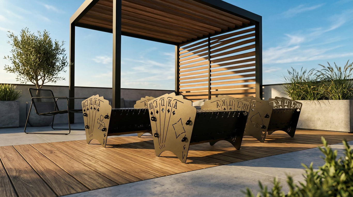 Royal Flush Fire Pit Grill Collection (4 Types). DXF files for laser, plasma cutting. Фото 3