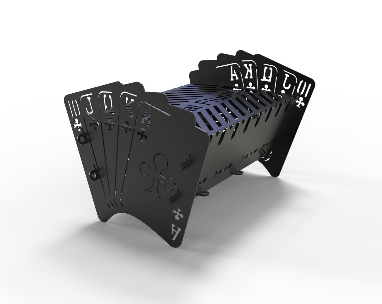 Royal Flush Fire Pit Grill Collection (4 Types). DXF files for laser, plasma cutting. Фото 5