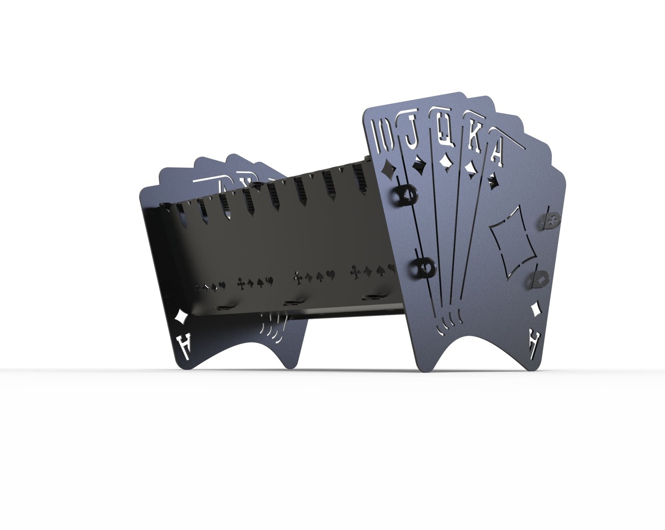 Royal Flush Fire Pit Grill Collection (4 Types). DXF files for laser, plasma cutting. Фото 12