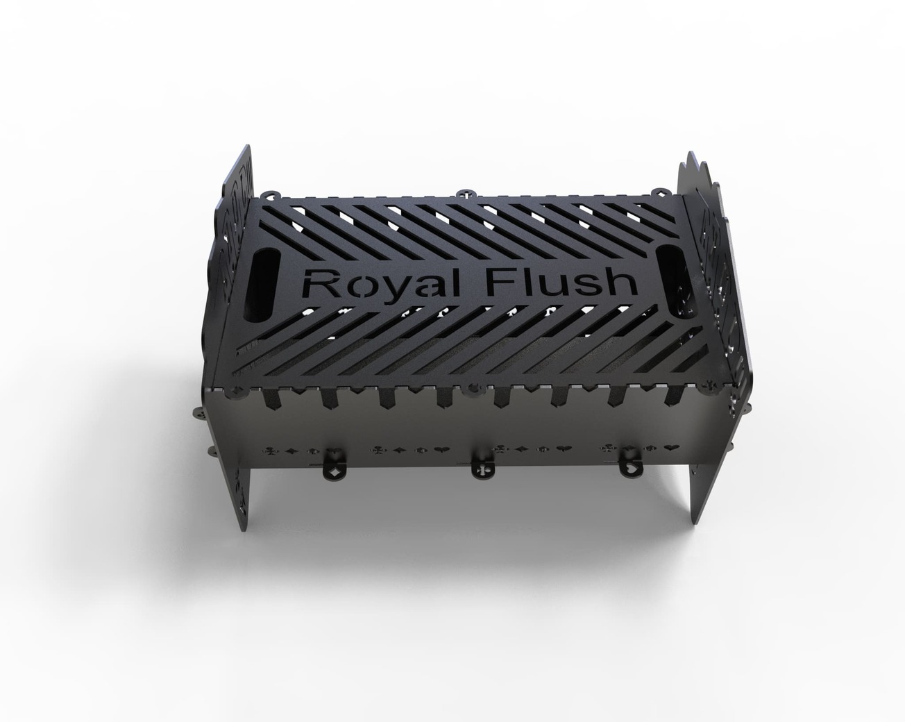Royal Flush Fire Pit Grill Collection (4 Types). DXF files for laser, plasma cutting. Фото 14