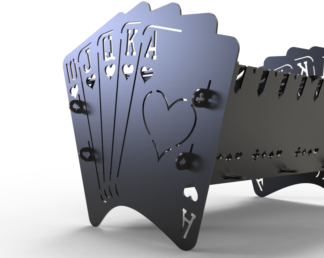 Royal Flush Fire Pit Grill Collection (4 Types). DXF files for laser, plasma cutting. Фото 18