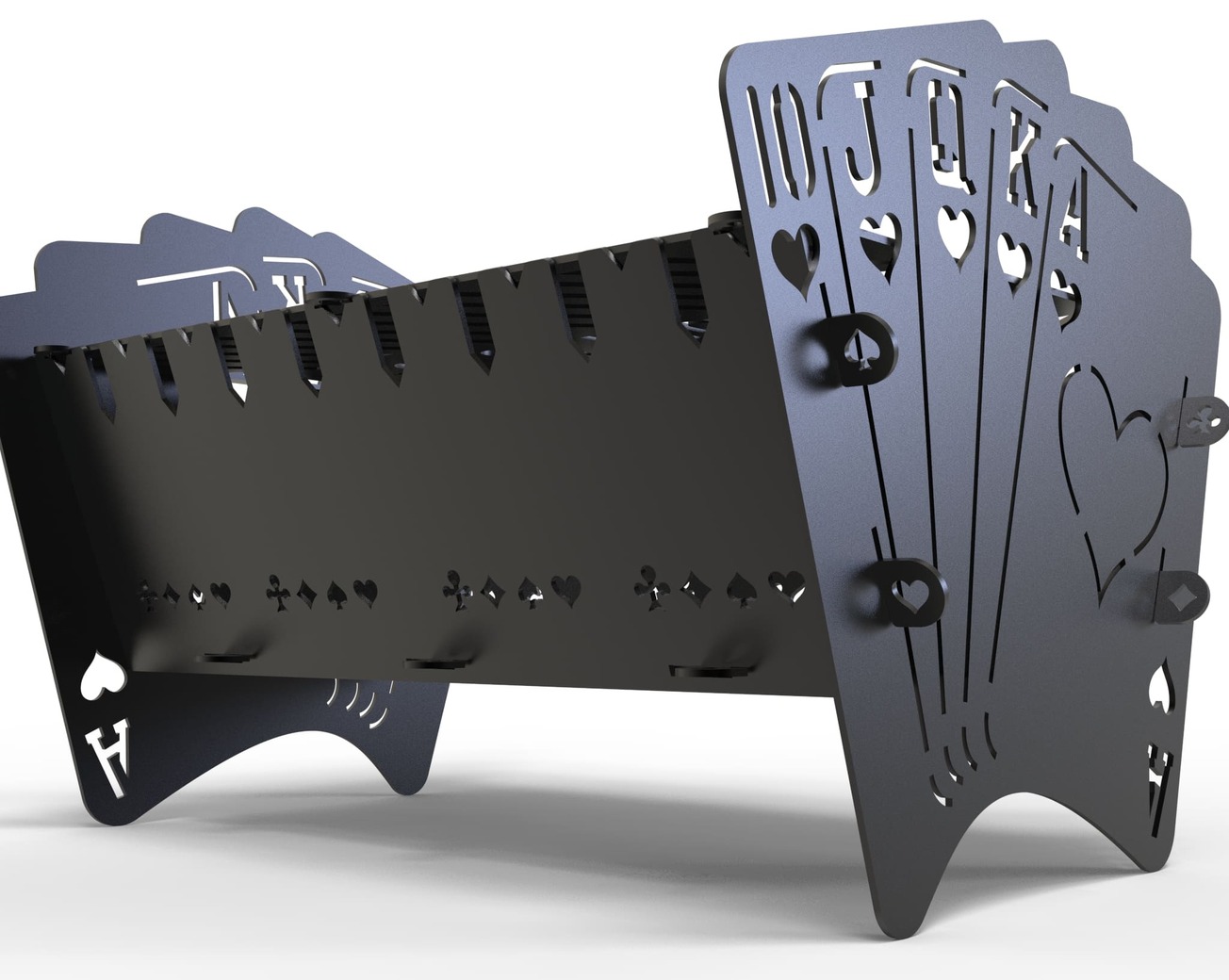 Royal Flush Fire Pit Grill Collection (4 Types). DXF files for laser, plasma cutting. Фото 20