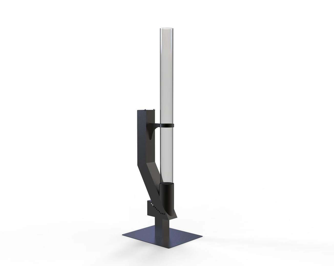 Wood Pellet Patio Heater. DXF files for laser, plasma cutting. Glass Tube Rocket Stove for Outdoor. Фото 6