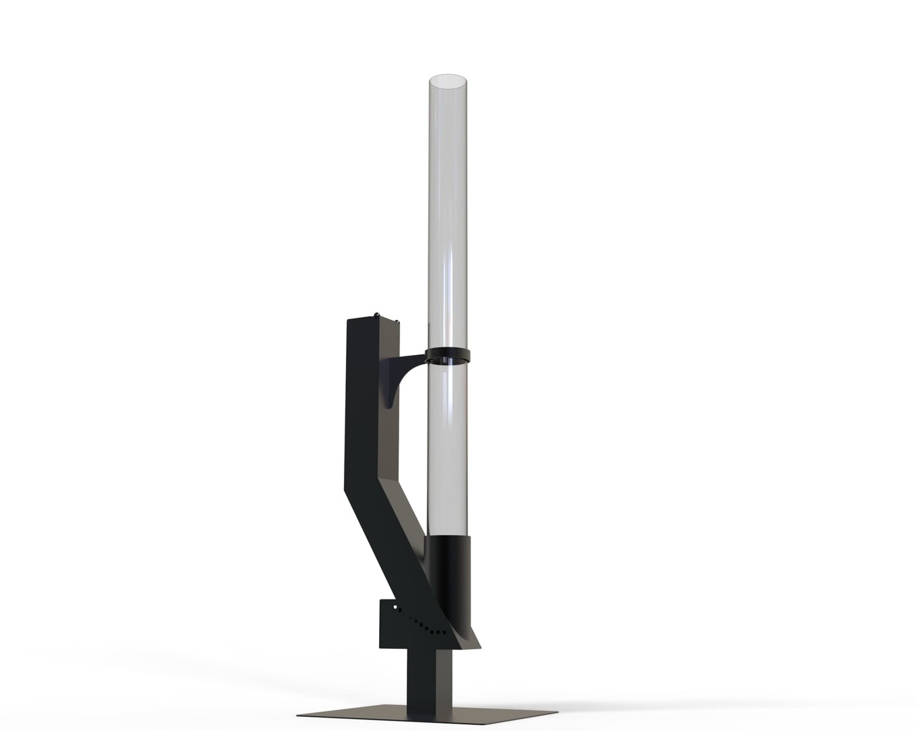 Wood Pellet Patio Heater. DXF files for laser, plasma cutting. Glass Tube Rocket Stove for Outdoor. Фото 10