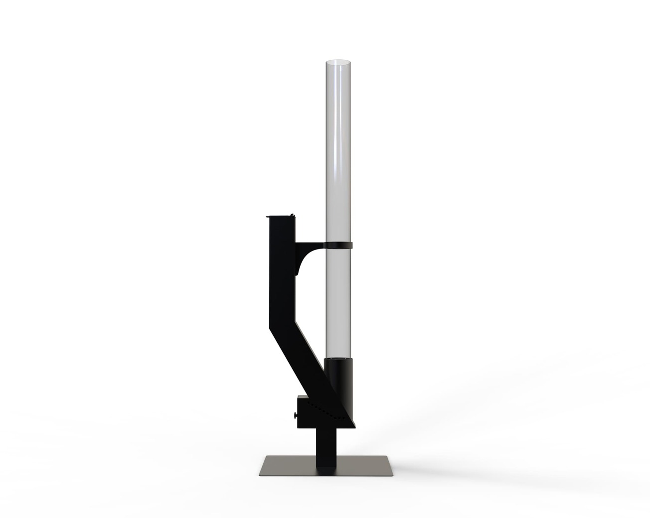Wood Pellet Patio Heater. DXF files for laser, plasma cutting. Glass Tube Rocket Stove for Outdoor. Фото 17
