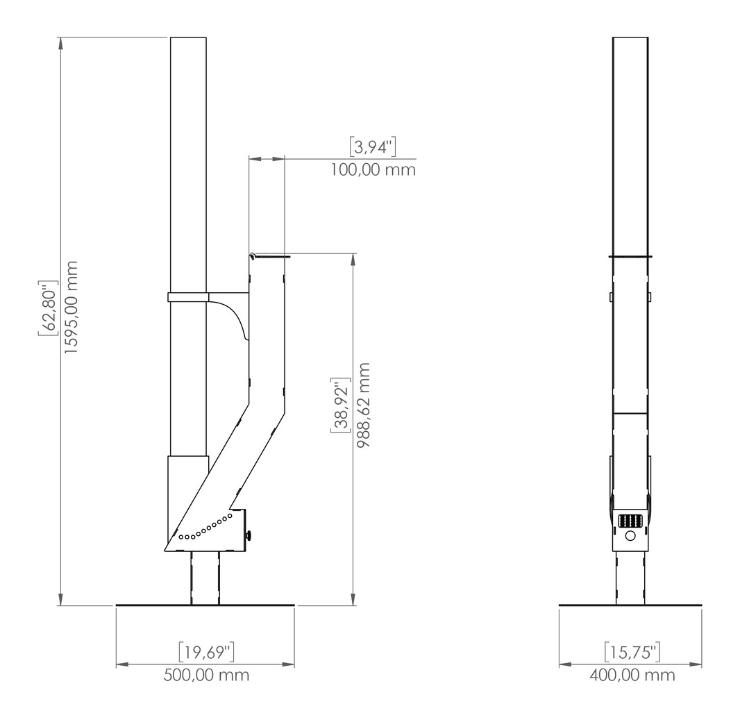 Wood Pellet Patio Heater. DXF files for laser, plasma cutting. Glass Tube Rocket Stove for Outdoor. Фото 19