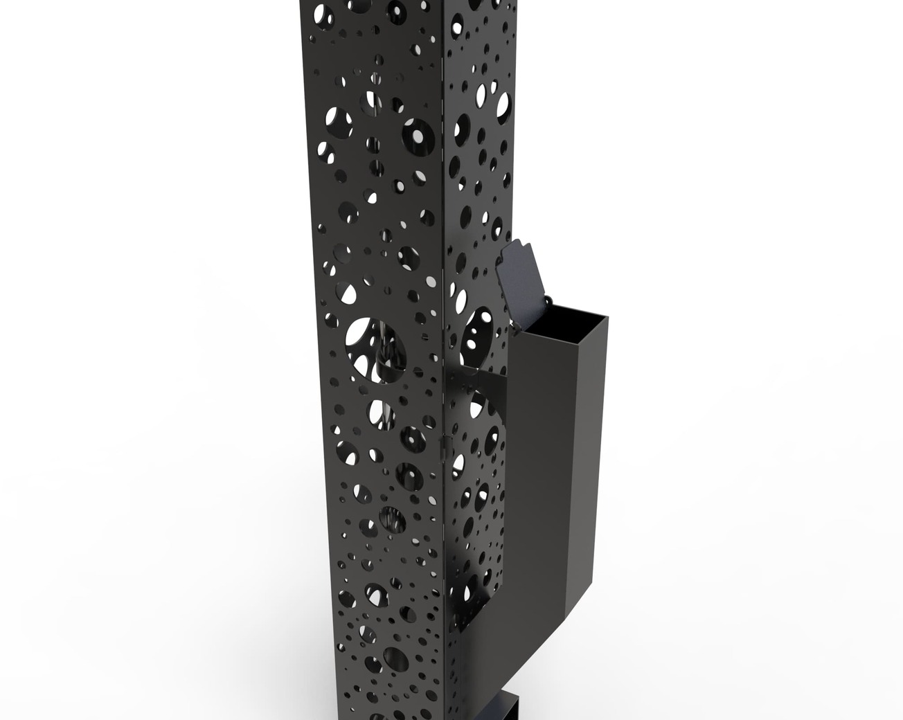 Bubbles Outdoor Pellet Torch. DXF files for laser, plasma cutting. Patio Heater with Glass Tube Flame. Фото 12