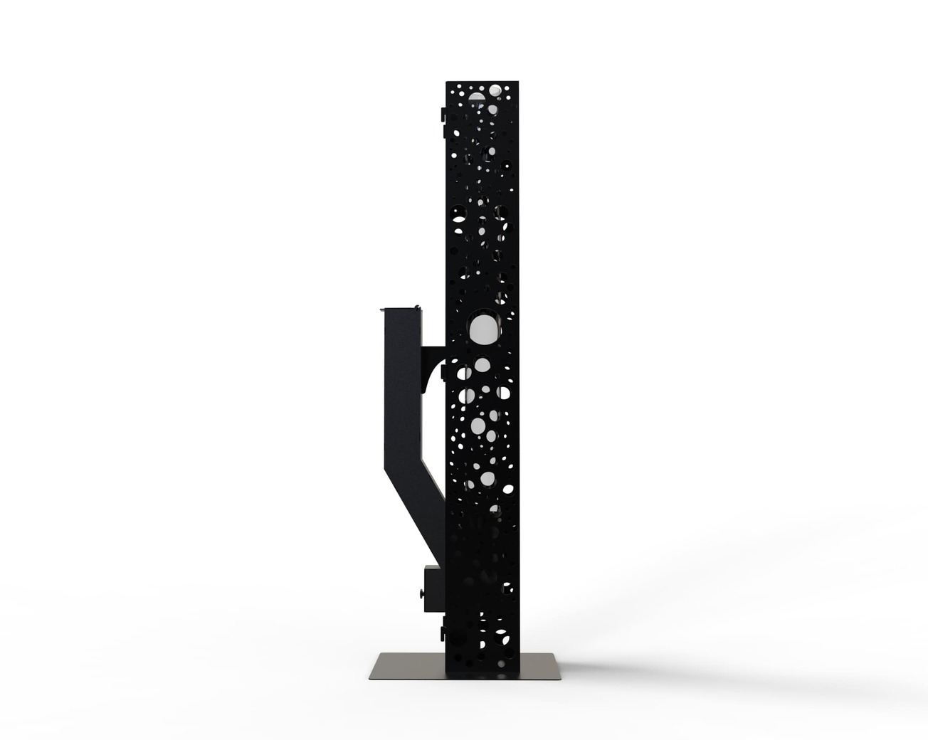 Bubbles Outdoor Pellet Torch. DXF files for laser, plasma cutting. Patio Heater with Glass Tube Flame. Фото 16