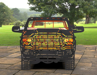 Car Fire Pit Grill No. 2. DXF, SVG files for laser, plasma cutting