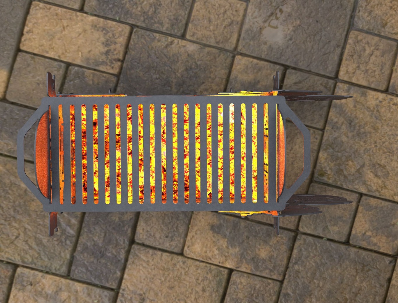 Motorcycle Fire Pit Grill No. 3. DXF, SVG files for laser, plasma cutting. Фото 6
