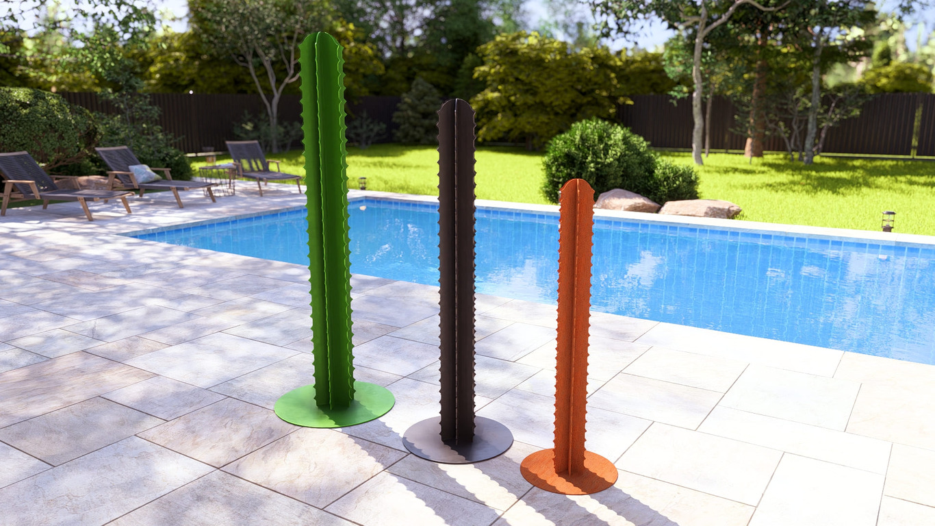 Cactus Garden Decor V3 (Three Sizes). DXF, SVG files for plasma, laser cutting. Home Backyard Decoration. Metal Yard Art. Фото 4