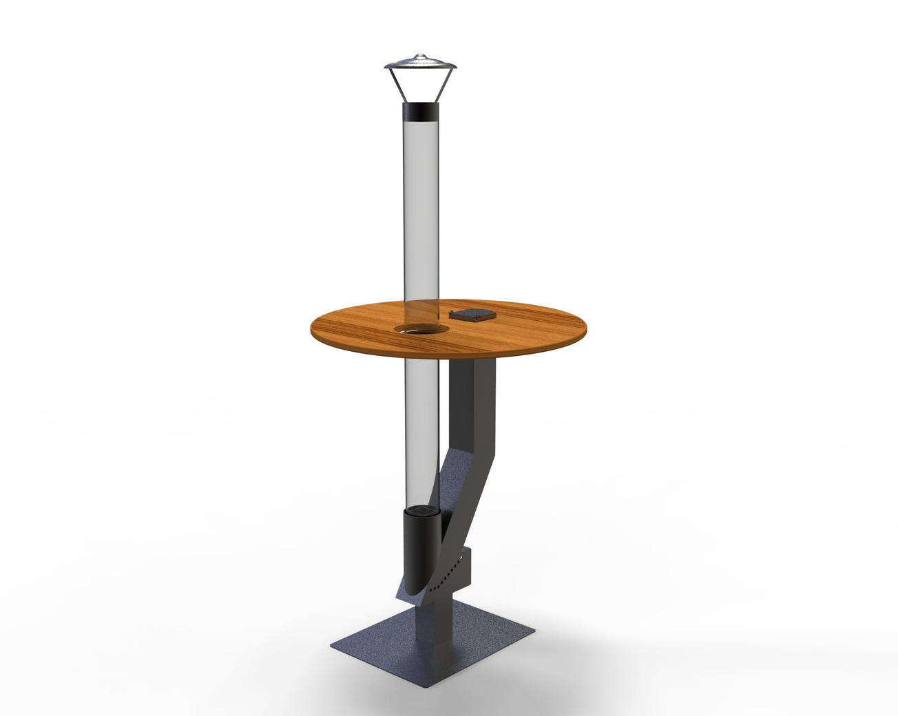 Wood Pellet Patio Heater with Tabletop. DXF files for laser, plasma cutting. Glass Tube Rocket Stove for Outdoor. Фото 6