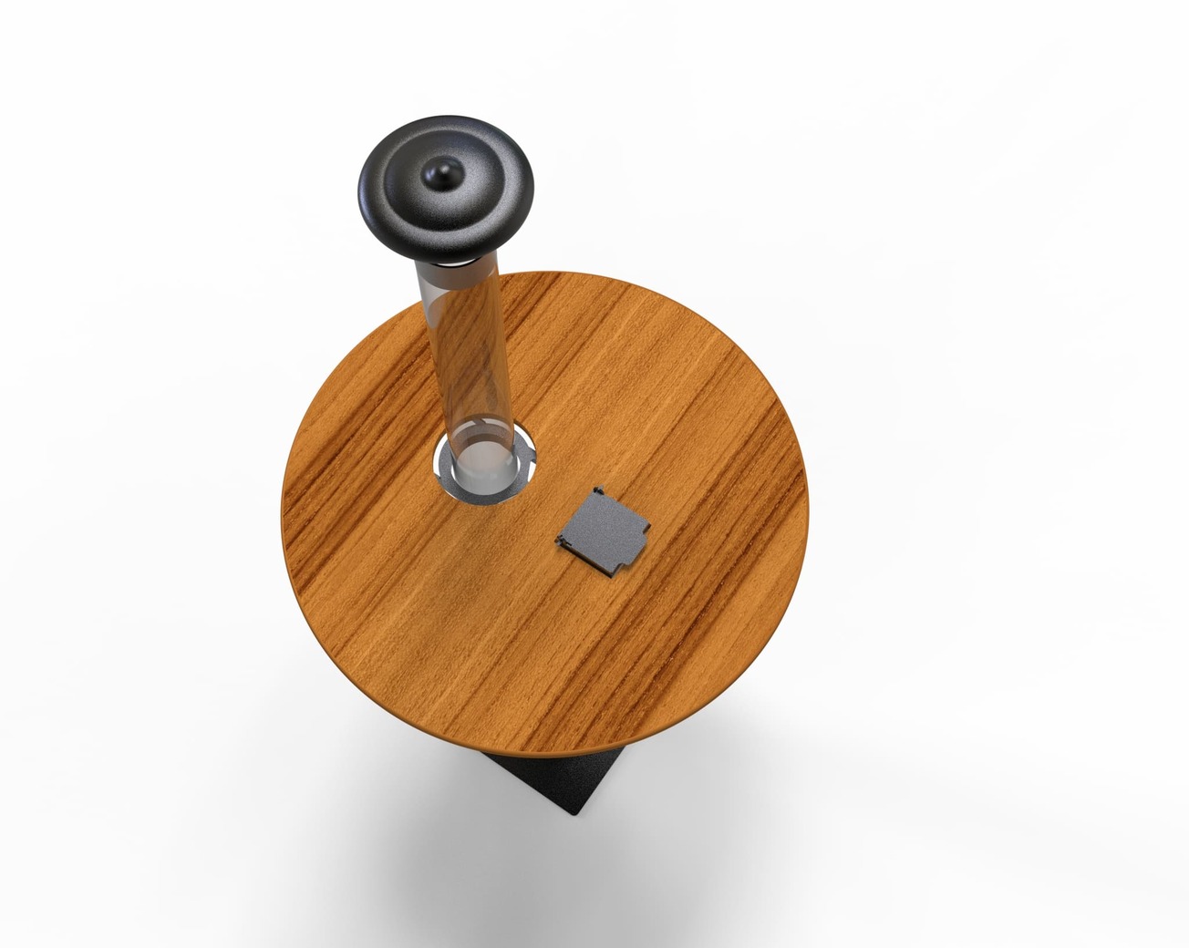 Wood Pellet Patio Heater with Tabletop. DXF files for laser, plasma cutting. Glass Tube Rocket Stove for Outdoor. Фото 13