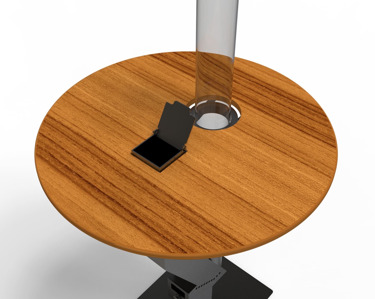 Wood Pellet Patio Heater with Tabletop. DXF files for laser, plasma cutting. Glass Tube Rocket Stove for Outdoor. Фото 16