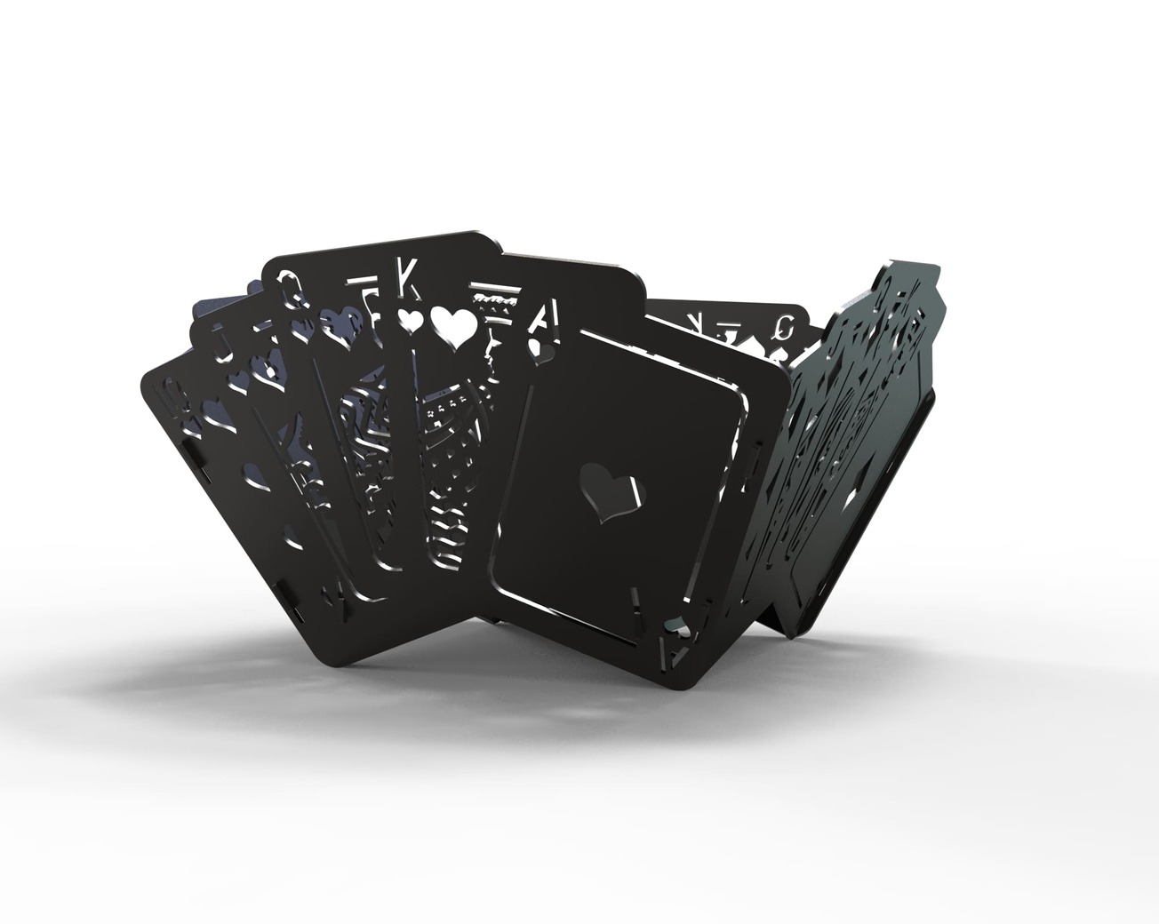 Royal Flush Fire Pit (2 Types). DXF files for laser, plasma cutting. Фото 9