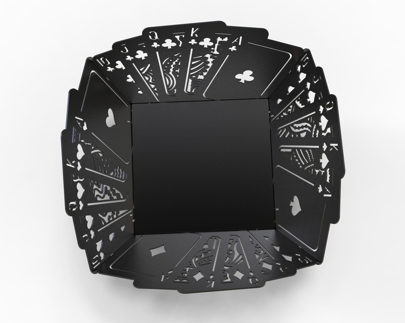 Royal Flush Fire Pit (2 Types). DXF files for laser, plasma cutting. Фото 17