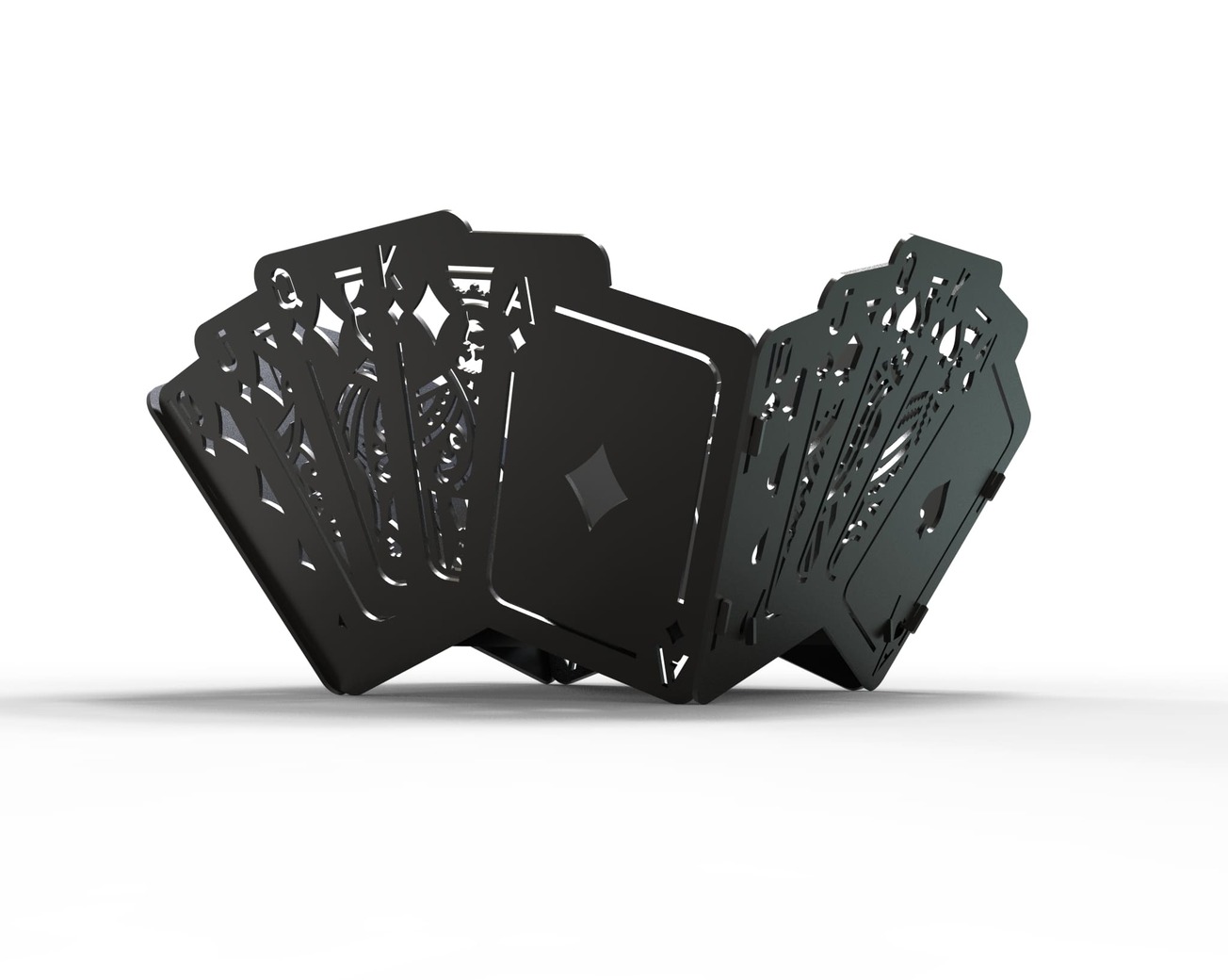 Royal Flush Fire Pit (2 Types). DXF files for laser, plasma cutting. Фото 11