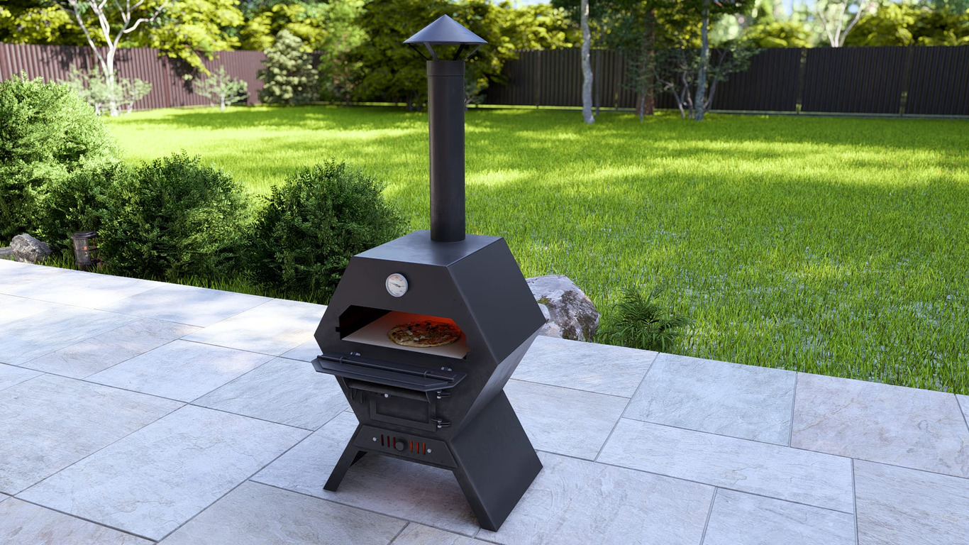 Pizza Oven. DXF, SVG files for laser, plasma cutting. Фото 3