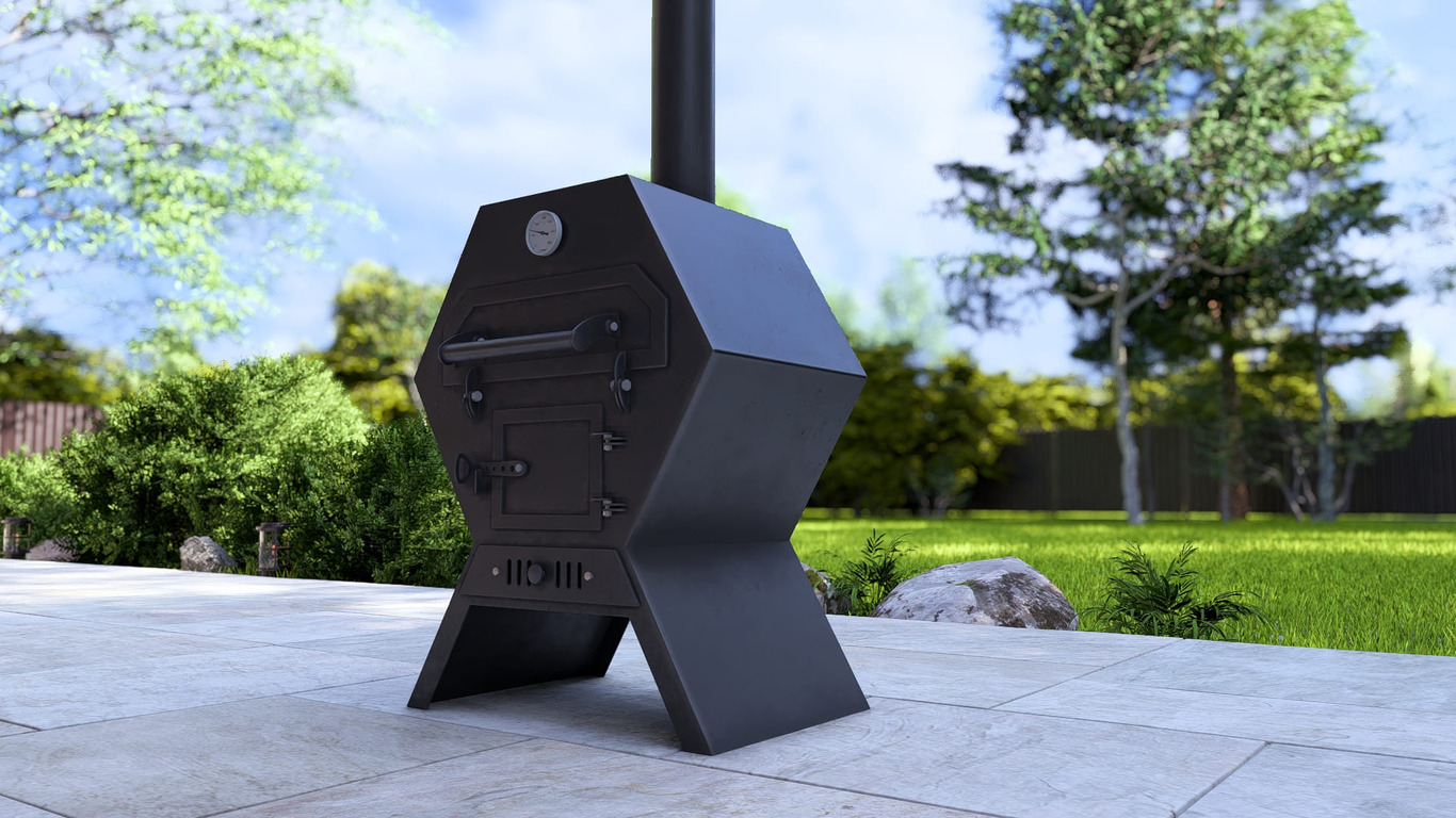 Pizza Oven. DXF, SVG files for laser, plasma cutting. Фото 7